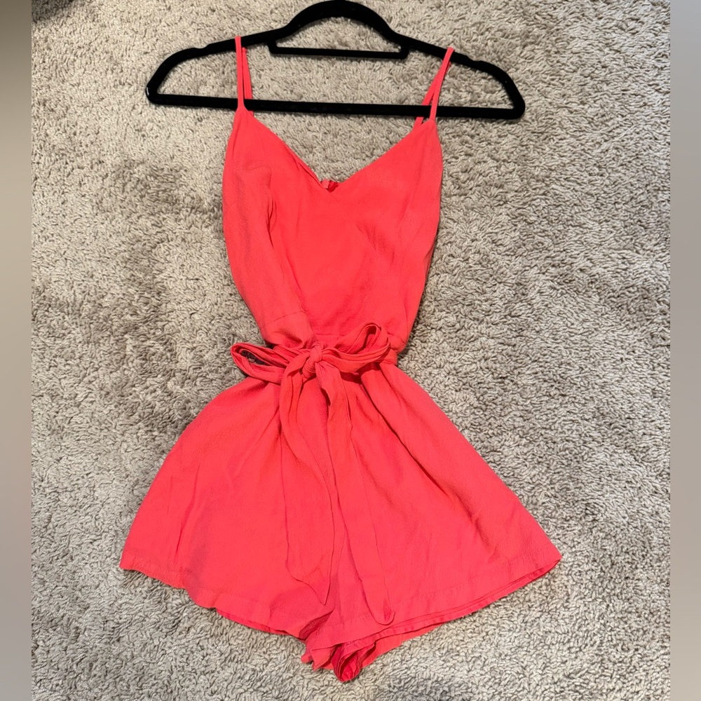BB Dakota Coral Romper
